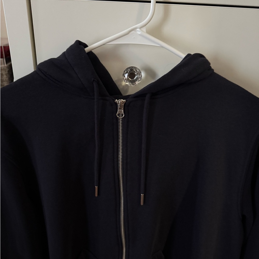 H&M Navy Zip-Up Jacket - Picture 2 of 4